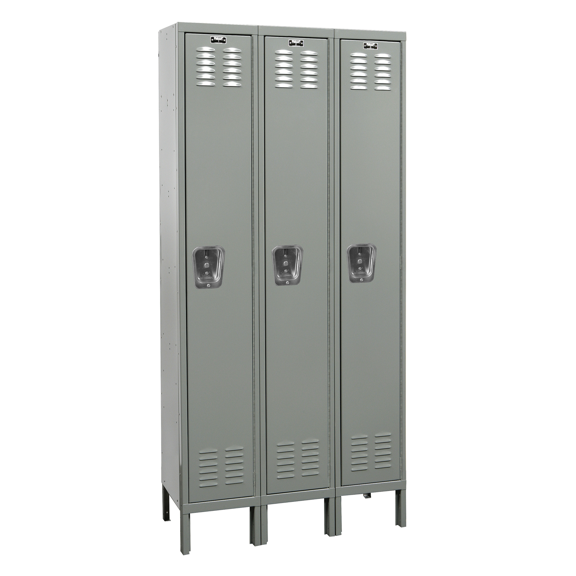 Hallowell, Single Tier Premium Locker, Height 78 in, Width 45 in, Color Dark Gray, Model# U3548-1A-HG